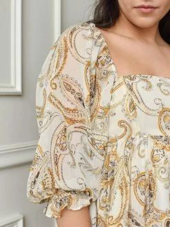 Confête Oxfordshire Paisley Maxi Dress