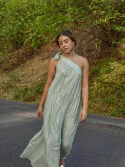 Sundress SOLD OUT - Clementine One Shoulder Maxi Dress - Marbella Pool Clothing