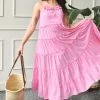 Charlie Holiday Clothing Senorita Pink Maxi Dress 1 Charlie Holiday Clothing Senorita Pink Maxi Dress