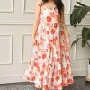 Charlie Holiday SOLD OUT - Isabella Orange Floral Maxi Dress