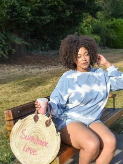 Confête Clothing Cloud Nine Blue Tie-Dye Loungewear Set