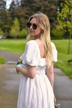 Confête Shailene White Smocked Mini Dress