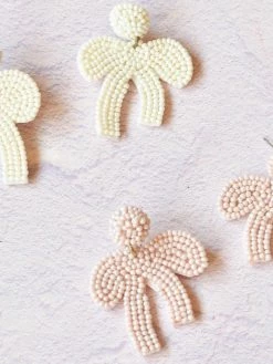 Confête Valentina Beaded Bow Earrings Accessories