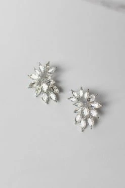 Treasure Jewels Evelyn Crystal Cluster Earrings