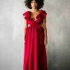 Confête Gabriella Red Cutout Maxi Dress 2 Confête Gabriella Red Cutout Maxi Dress