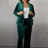 Confête Cologne Hunter Green Velvet Blazer
