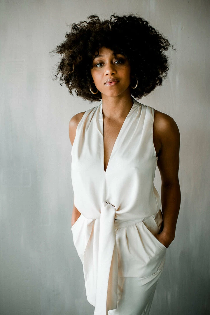 Confête Greer Ivory Silk Jumpsuit 6 Confête Greer Ivory Silk Jumpsuit