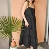 Charlie Holiday Isabella Black Maxi Dress