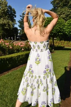 Olivia James Clothing Izzy Skirt Dress - Grape Dahlia