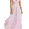Confête Kenzi Pink Gingham Maxi Dress