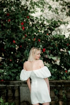 Confête Love Story Mini Dress - White