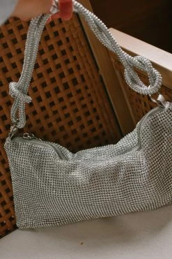 Urban Expressions The Bridal Suite Lulu Mini Rhinestone Slouchy Shoulder Bag