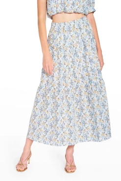 En Saison Clothing Maeve Tiered Floral Skirt