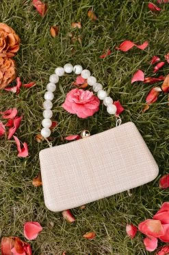 Urban Expressions Wilma Natural Woven Top Handle Bag Accessories