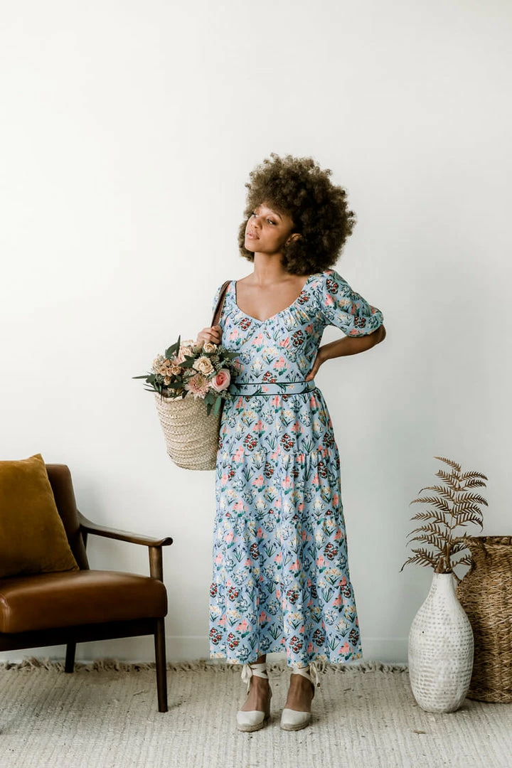 Confête Clothing Orli Botanical Midi Dress 8 Confête Clothing Orli Botanical Midi Dress