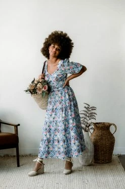 Confête Clothing Orli Botanical Midi Dress 10 Confête Clothing Orli Botanical Midi Dress