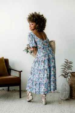 Confête Clothing Orli Botanical Midi Dress 12 Confête Clothing Orli Botanical Midi Dress