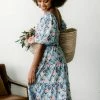 Confête Clothing Orli Botanical Midi Dress