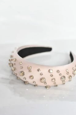 Treasure Jewels Accessories Padded Crystal Dot Headband