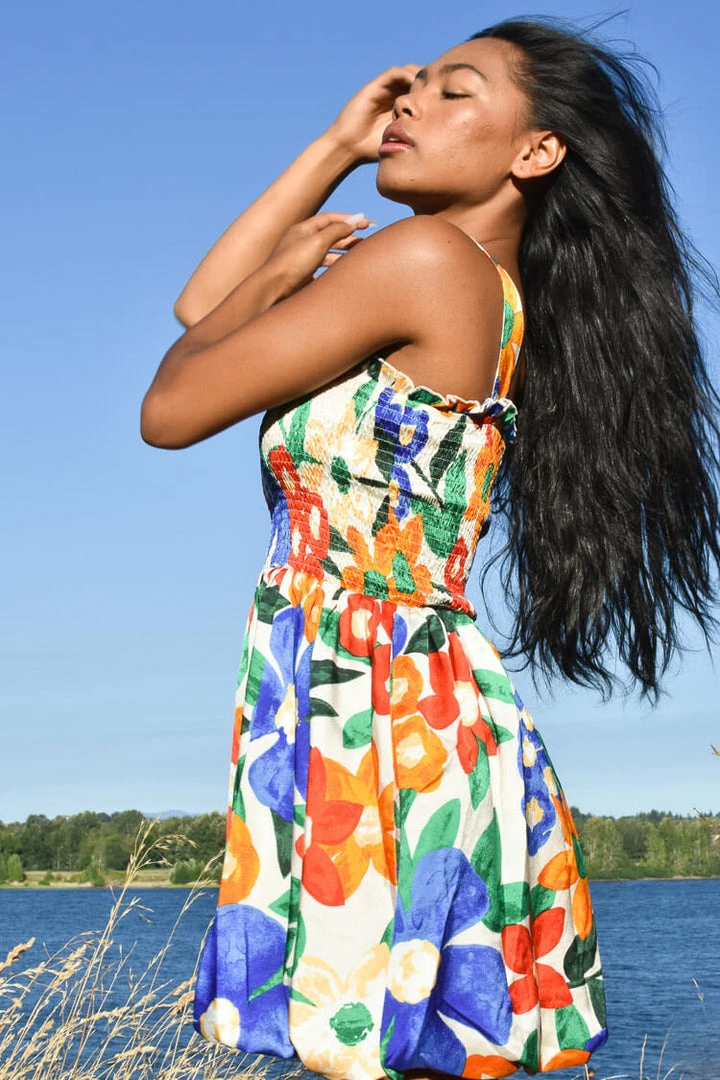 Confête Positano Floral Print Mini Dress 4 Confête Positano Floral Print Mini Dress