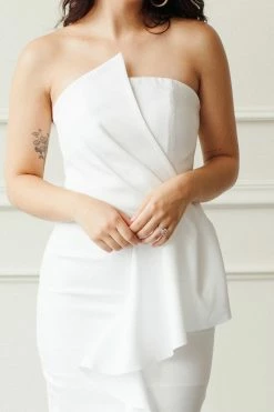 Elliatt Reception White Cocktail Dress