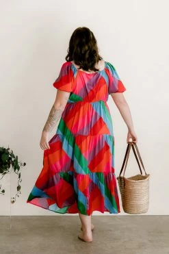 Confête Riviera Maya Rainbow Maxi Dress