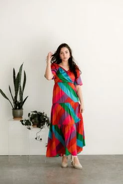 Confête Riviera Maya Rainbow Maxi Dress