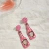 Confête Rosé Champagne Earrings The Bridal Suite