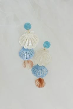 Treasure Jewels Sanibel Shell Drop Earrings