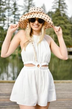 Confête Soaking Up The Sun White Romper The Bridal Suite