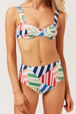 Solid & Striped The Lilo Bottom - Broken Stripes