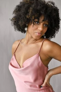 Confête Vanessa Rose Silky Slipdress