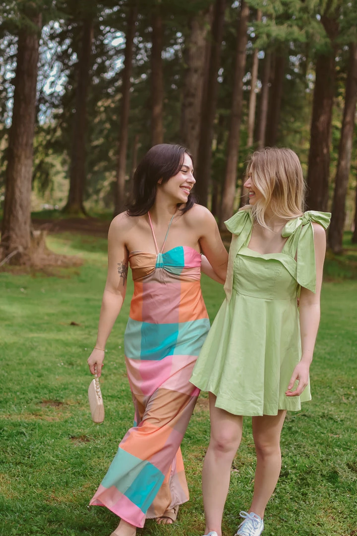 Confête Walking Down The Aisle Lime Mini Dress 3 Confête Walking Down The Aisle Lime Mini Dress