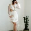 Confête St. Tropez White Crochet Mini Dress Clothing
