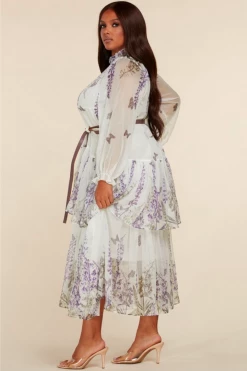 Confête Wisteria Midi Dress Clothing