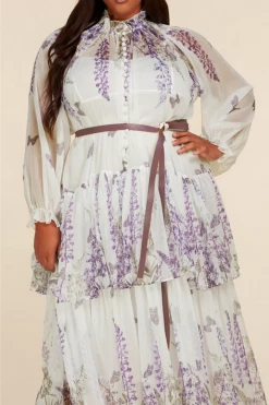 Confête Wisteria Midi Dress Clothing