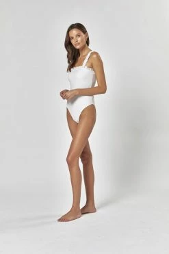 Charlie Holiday Millie Ruffled One-Piece Swimsuit
