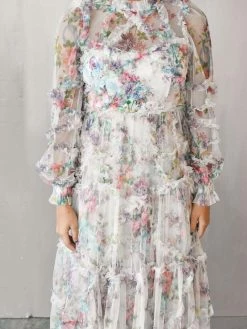Beulah Style Clothing Louise Floral Gown