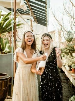 Confête Clothing Starry Eyed Sequin Star Mesh Maxi - Black