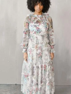 Beulah Style Clothing Louise Floral Gown